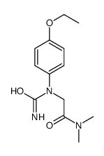 2-(N-carbamoyl-4-ethoxyanilino)-N,N-dimethylacetamide结构式