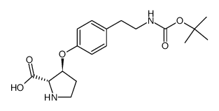 trans-β-ethyl>phenoxy>proline结构式