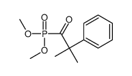 1-dimethoxyphosphoryl-2-methyl-2-phenylpropan-1-one Structure