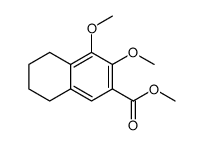 METHYL 3,4-DIMETHOXY-5,6,7,8-TETRAHYDRONAPHTHALENE-2-CARBOXYLATE structure