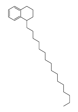1-hexadecyl-1,2,3,4-tetrahydronaphthalene结构式