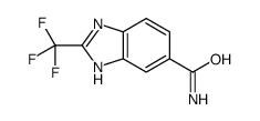 2-(trifluoromethyl)-3H-benzimidazole-5-carboxamide结构式