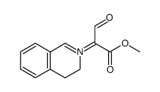 methyl 3-oxido-2-<3,4-dihydroisoquinolinio>-acrylate结构式