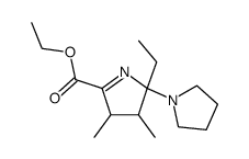 2'-Ethyl-3',4'-dimethyl-2,3,4,5,3',4'-hexahydro-2'H-[1,2']bipyrrolyl-5'-carboxylic acid ethyl ester Structure