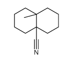 8a-methyl-1,2,3,4,5,6,7,8-octahydronaphthalene-4a-carbonitrile结构式