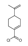 1-Cyclohexene-1-carbonyl chloride, 4-(1-methylethenyl)- (9CI) Structure