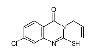 3-ALLYL-7-CHLORO-2-MERCAPTO-3H-QUINAZOLIN-4-ONE structure