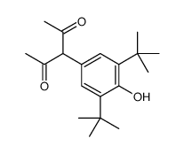 3-(3,5-ditert-butyl-4-hydroxyphenyl)pentane-2,4-dione Structure