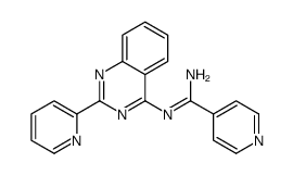 N'-(2-pyridin-2-ylquinazolin-4-yl)pyridine-4-carboximidamide结构式