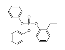 (2-ethylphenyl) diphenyl phosphate结构式