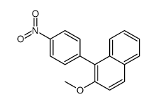 2-methoxy-1-(4-nitrophenyl)naphthalene结构式