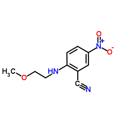 2-[(2-Methoxyethyl)amino]-5-nitrobenzonitrile picture