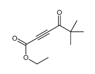 ethyl 5,5-dimethyl-4-oxohex-2-ynoate Structure
