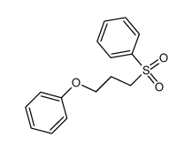 3-phenoxypropyl phenyl sulfone Structure