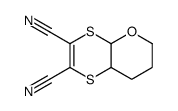 6,7,8,8a-tetrahydro-4aH-[1,4]dithiino[2,3-b]pyran-2,3-dicarbonitrile Structure