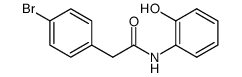 2-(4-bromophenyl)-N-(2-hydroxyphenyl)acetamide Structure