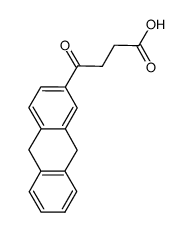3-(9,10-dihydro-2-anthroyl)propionic acid Structure