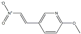 2-methoxy-5-(2-nitrovinyl)pyridine Structure