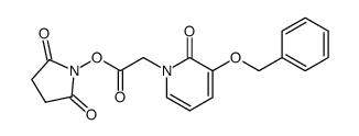 3-(benzyloxy)-1-(((succinimidyloxy)carbonyl)methyl)-2(1H)-pyridinone Structure