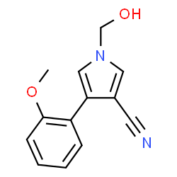 1-(Hydroxymethyl)-4-(2-methoxyphenyl)-1H-pyrrole-3-carbonitrile picture