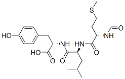 N-formylmethionyl-leucyl-tyrosine Structure