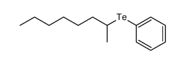 octan-2-yl phenyl telluride Structure