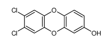 7,8-dichlorodibenzo-p-dioxin-2-ol结构式