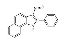 3-nitroso-2-phenyl-1H-benzo[g]indole Structure