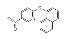 2-naphthalen-1-yloxy-5-nitropyridine结构式