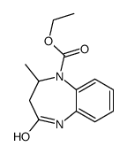 ethyl 4-methyl-2-oxo-3,4-dihydro-1H-1,5-benzodiazepine-5-carboxylate结构式