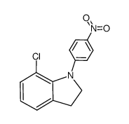7-chloro-1-(4-nitrophenyl)indoline Structure