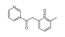 2-(6-methyl-1-oxy-pyridin-2-yl)-1-pyridin-3-yl-ethanone Structure
