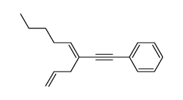 ((E)-3-Allyl-oct-3-en-1-ynyl)-benzene Structure