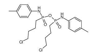 Bis-4-chlor-butan-pyrophosphonsaeure-(1)-di-p-toluidid结构式