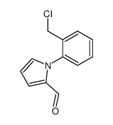 1-(2-(chloromethyl)phenyl)-1H-pyrrole-2-carbaldehyde结构式
