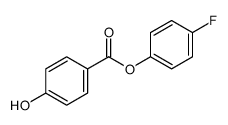 (4-fluorophenyl) 4-hydroxybenzoate结构式