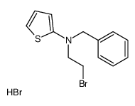 N-benzyl-N-(2-bromoethyl)thiophen-2-amine,hydrobromide Structure