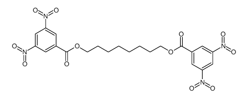 Octan-1,8-diol-bis-<3,5-dinitro-benzoat> Structure