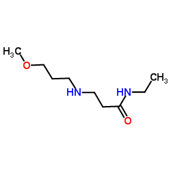 N-Ethyl-N3-(3-methoxypropyl)-β-alaninamide结构式