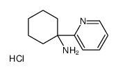 1-(2-Pyridinyl)cyclohexanamine hydrochloride (1:1) Structure