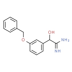 Mandelamidine,m-(benzyloxy)- (6CI) structure