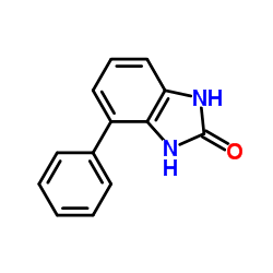 4-Phenyl-1,3-dihydro-2H-benzimidazol-2-one结构式