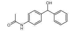 N-(4-(hydroxy(phenyl)methyl)phenyl)acetamide Structure