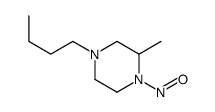 Piperazine, 4-butyl-2-methyl-1-nitroso- (9CI)结构式