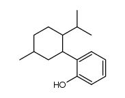 (2-isopropyl-5-methylcyclohexyl)phenol Structure