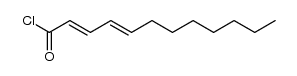 (2E,4E)-dodeca-2,4-dienoyl chloride Structure