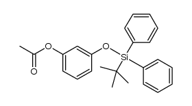 3-(tert-butyldiphenylsilyloxy)phenyl acetate Structure