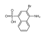 4-amino-3-bromonaphthalene-1-sulfonic acid Structure