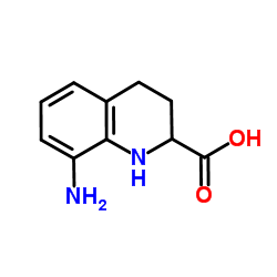 8-Amino-1,2,3,4-tetrahydro-2-quinolinecarboxylic acid Structure