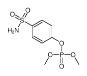 Phosphoric acid dimethyl 4-sulfamoylphenyl ester结构式